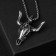 Unisex “bull” head, color black silver, 60 cm