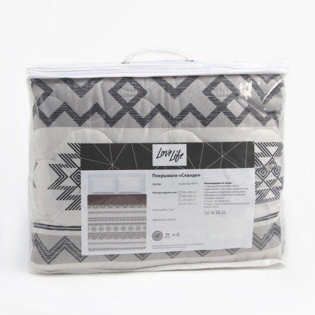 Cover Love Life 1.5 joint venture "Scandy" 150x220 ± 5cm, Novosatin, 100% p/e-3