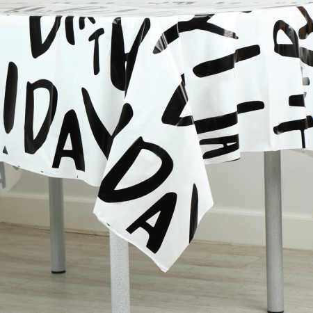 The single tablecloth "inscriptions" 180x137-3