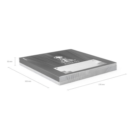 A notebook of 18 sheets in the Erichkrause "Chess Player", UV-Lyus, Cover Cover Cardboard, Offset Bloc, Mix-11
