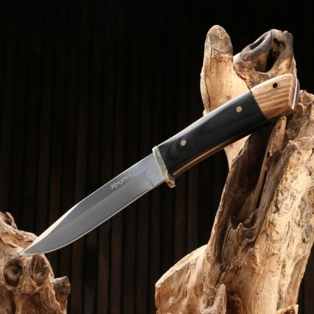 Hunting knife "Irkutsk" steel - 40x13, handle - wood, 24 cm-1