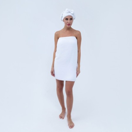 Set for the bath and bathroom Ethel Vafli towel 70*140 cm+Chalma 21*25 cm, cent-10