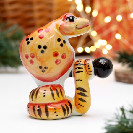 Souvenir "Snake Athlet", 11 cm, porcelain-3