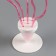 Set "wave", wand+holder+stand, set of 5 pcs., Pink