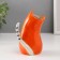 VAZ Keramics "Red cat with a bow" 8.7x7.7x13.5 cm