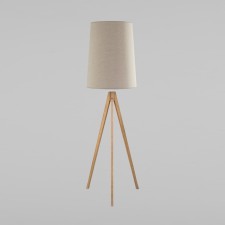 Торшер TK Lighting Walz 5598, E27, 1х60Вт, 600х600х1750 мм, цвет светлое дерево, хром