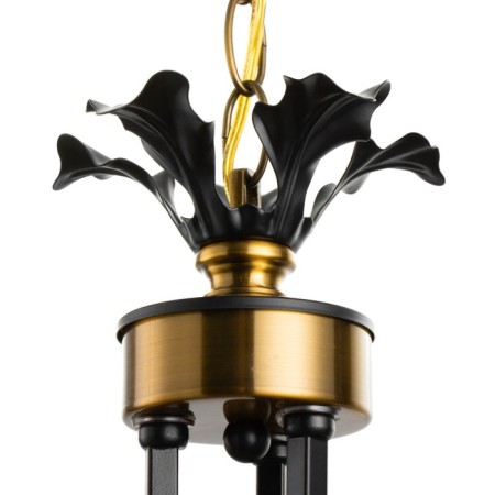 Madfi chandelier 3he14 40W black and gold 55x70x55 cm Bayerlux-4