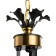 Madfi chandelier 3he14 40W black and gold 55x70x55 cm Bayerlux