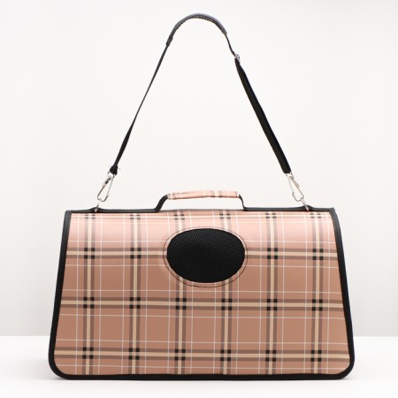 Bag - Animal Carriage "Cell", pink, size L, 53 x 22 x 29 cm,-1