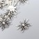 Decor for creativity Metal "Spider" silver 1.9x1.5 cm