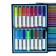 Set for drawing, in a suitcase, blue