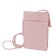 Women's bag (B2812-09140) genuine leather, pink, 1x210x22 cm