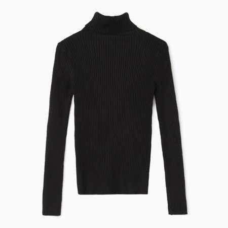 Female turtleneck, black color, size 44-48-4