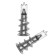 Dowel "Zubble" Driva, for drywall, with a drill, metal, 50 pcs