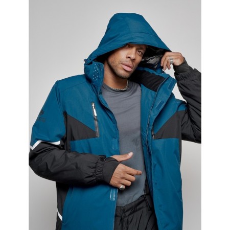 Ski costume male winter, size 50, blue color-14