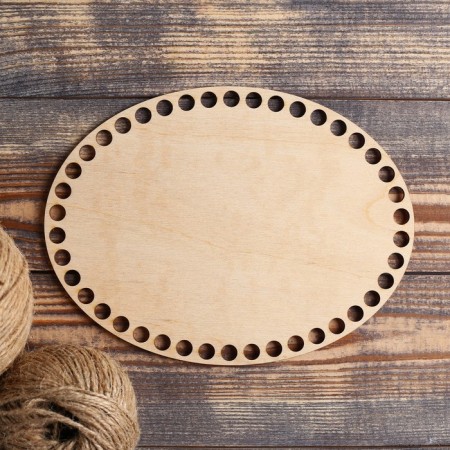 Harvesting "Oval", bottom plywood 3 mm, 20 × 15 cm, d = 8.5mm