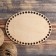Harvesting "Oval", bottom plywood 3 mm, 20 × 15 cm, d = 8.5mm