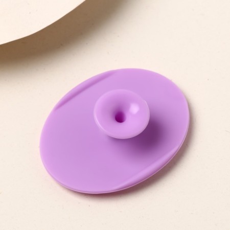 Massager sponge for washing, on the substrate "Morning does not begin with coffee", 6.5 x 5 cm-3