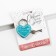 Wedding castle with the key "Together forever."