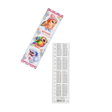 Bookmark "owls" 45 x 162 mm mix-3