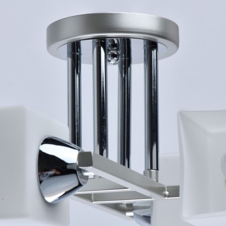 Tetro chandelier, 8x40W E27, silver color, chrome-4