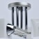 Tetro chandelier, 8x40W E27, silver color, chrome