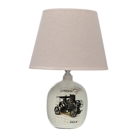 Table lamp with lampshade Risalux "Azzuro", E14, 40 W, brown, 23 × 23 × 45 cm-7
