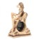 Table hours "Fireplace. Girl", discrete move, dial D-8.5 cm, 19 x 29 cm, aa