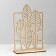 Monster jewelry stand, 13.5 × 5.5 × 20 cm, plywood, beige color