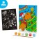 New Year's set for creativity. Picture on numbers and engraving “New Year! Dinosauries at the Christmas tree "