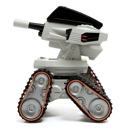 Luno Road tank, radio control, sound, shoots gel bullets, white-1