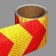 Reflective tape, self-adhesive, red-salad, 10 cm x 5 m