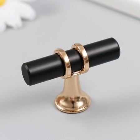 Pen for the casket Metal "Minimalism" black with gold 2x5x3.5 cm-1