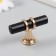 Pen for the casket Metal "Minimalism" black with gold 2x5x3.5 cm