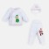 Set (swing, slider, cap) for newborns, white color, height 62 cm