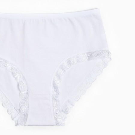 Panties female color white, size 52-54-1