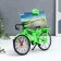 Photo frame Plastic with clock "Bicycle" mix 10x15 cm, 5.6x21.5x18 cm