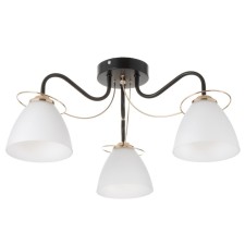 Aliseo chandelier 3x60W E27 Black-Zoloto 54x54x24 cm Bayerlux