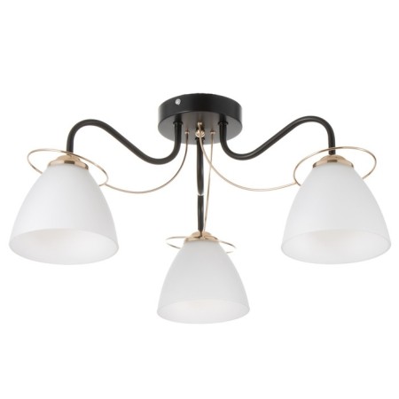 Aliseo chandelier 3x60W E27 Black-Zoloto 54x54x24 cm Bayerlux