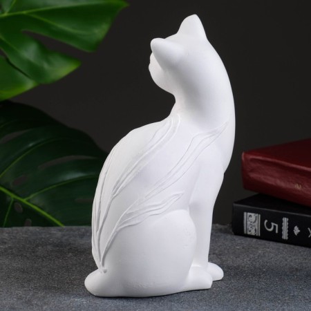 Figure "Cat with a pattern" 19x14x8cm-2