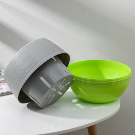 Flower pot "Japan", 3 l, the color is gray-fist-2