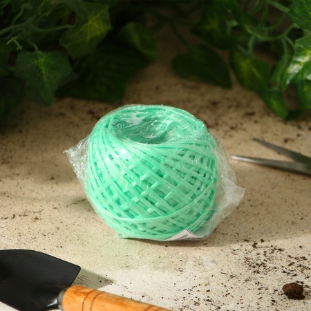 Shpagat for garter plants, 50 m, 1000 text, polypropylene, green, Greengo-3