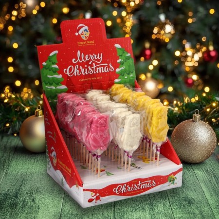 New Year. Caramel Lolloice Figure Sweet Ness "White Bear", 30 g