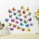 Magnet Plastic "Little butterfly" mix 4 cm