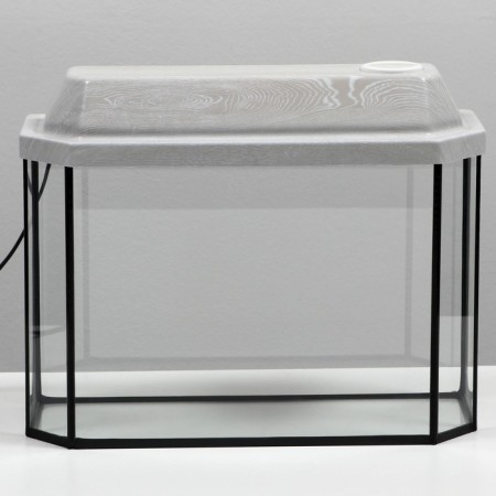 Aquarium "Panoramic" with a lid, 15 liters, 40 x 14.5 x 27/32 cm, bleached oak-5