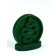 Interior candle in the box "Snake in a circle", green, 66 x 69 x 27