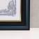 Photo frame Plastic format A4 "Norway" blue, black stroke 36.6x28 cm