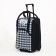 Small Small suitcase 20 "with a bag, a lightning department, with an extension, the color is black
