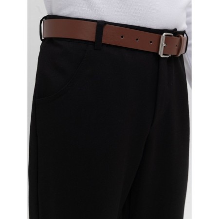 Pants for boys, height 146 cm, black color-4