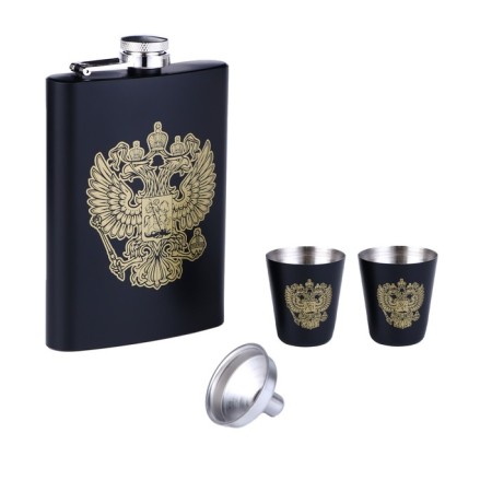 Gift set 4 in 1: Flood 240 ml, glass 30 ml, funnel, 2.5 x 3.5 cm